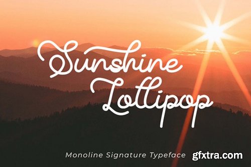 Sunshine Lollipop Font