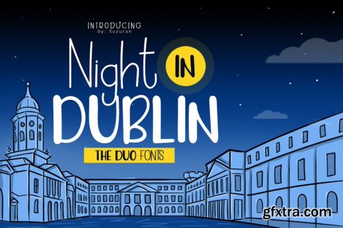 Night in Dublin Font Family - 2 Fonts