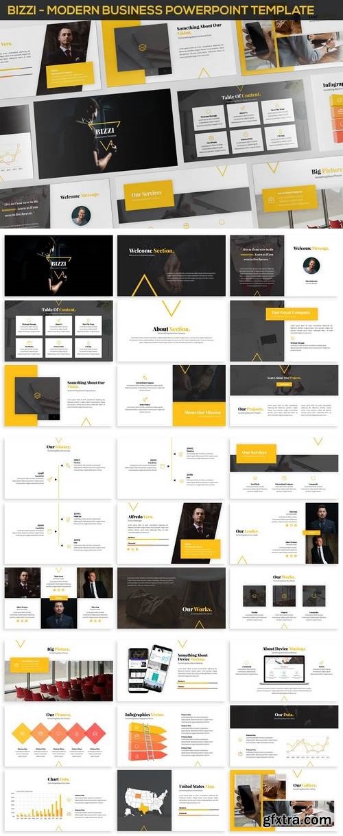 Bizzi - Modern Business Powerpoint Template