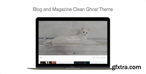 ThemeForest - Real v1.1.9 - Blog and Magazine Clean Ghost Theme - 17375799