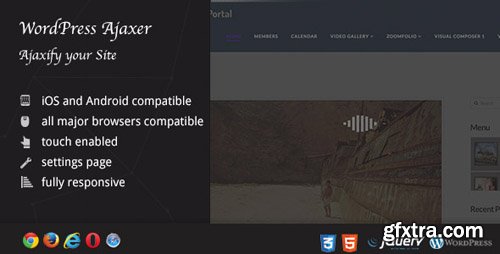 CodeCanyon - Ajaxer v1.05 - Ajaxify Your WordPress Site and Comments - 15813677