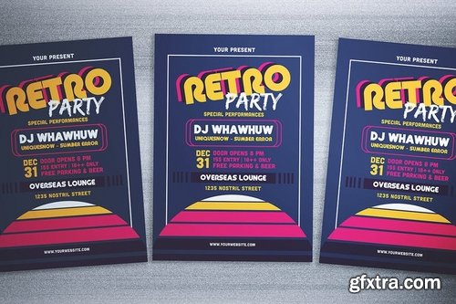 Retro Party Flyer