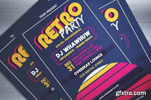 Retro Party Flyer