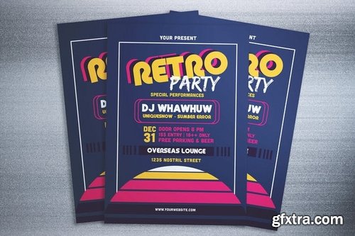 Retro Party Flyer