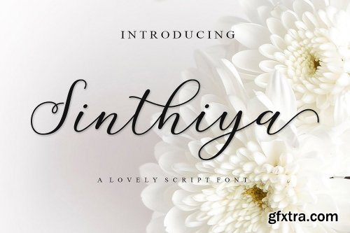 CreativeMarket Sinthiya Script 3009656