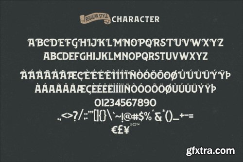 Huvet Font Family - 2 Fonts