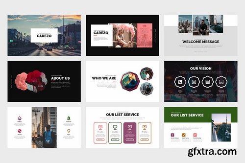 Carezo  Studio Powerpoint Template