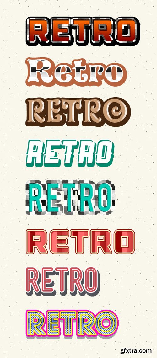 8 Retro & Vintage Photoshop Styles