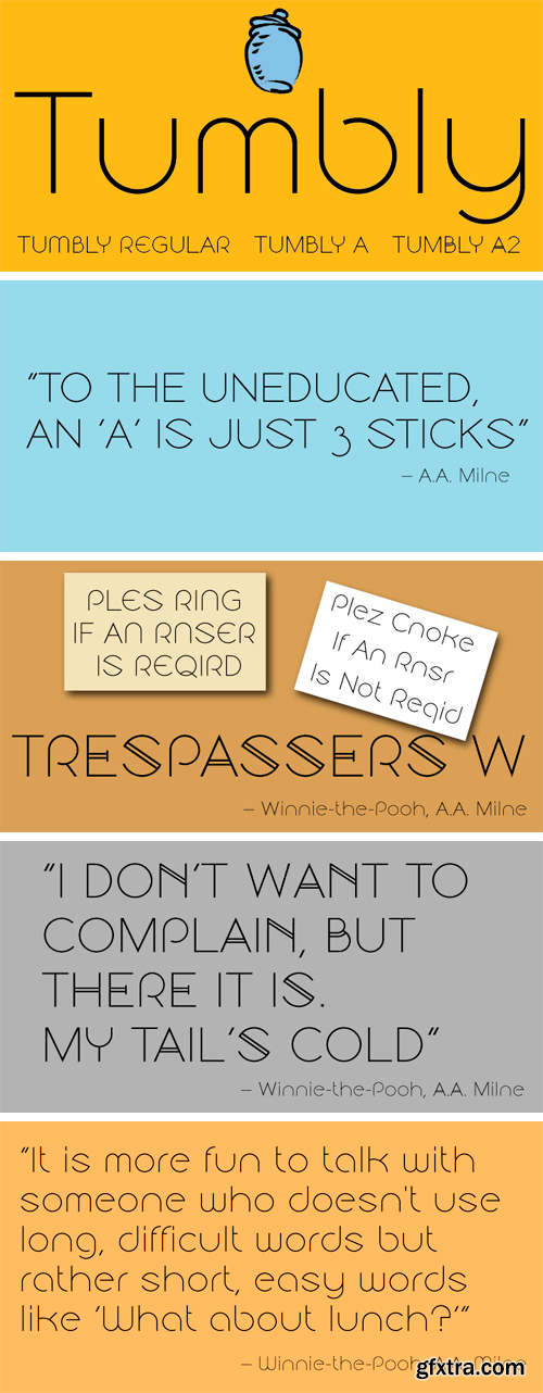 Tumbly Font Family