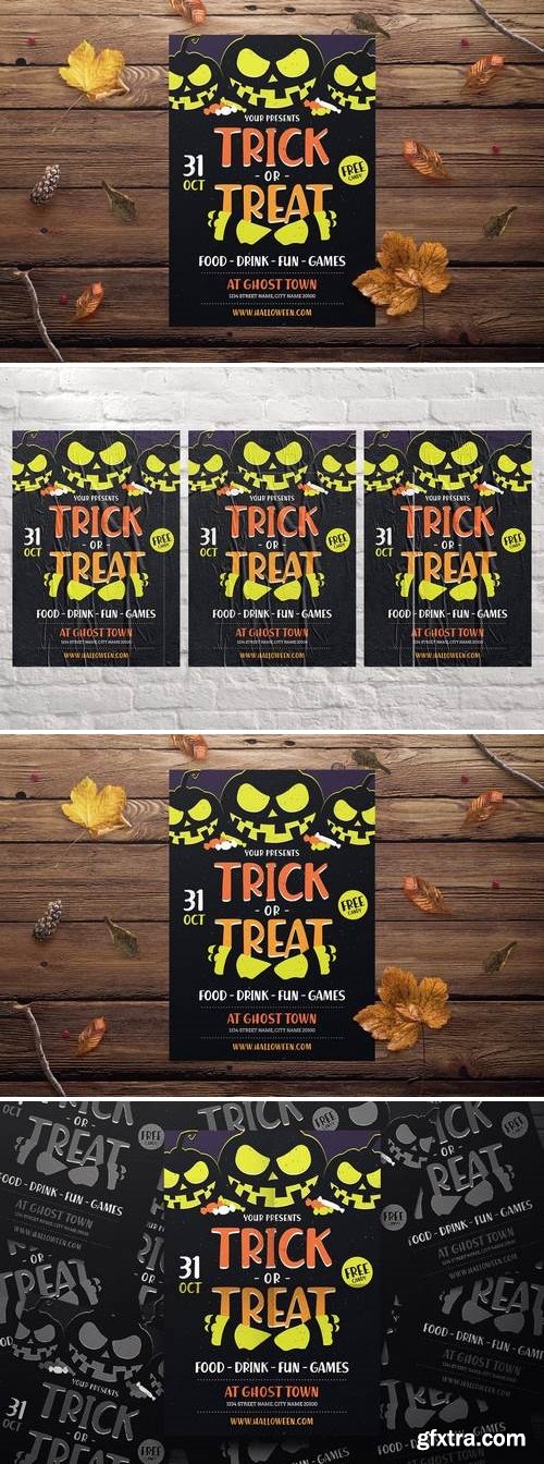 Halloween Trick or Treat Flyer