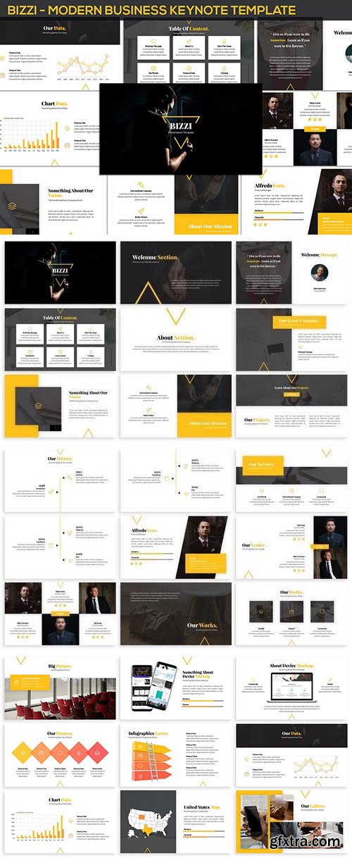 Bizzi - Modern Business Keynote Template