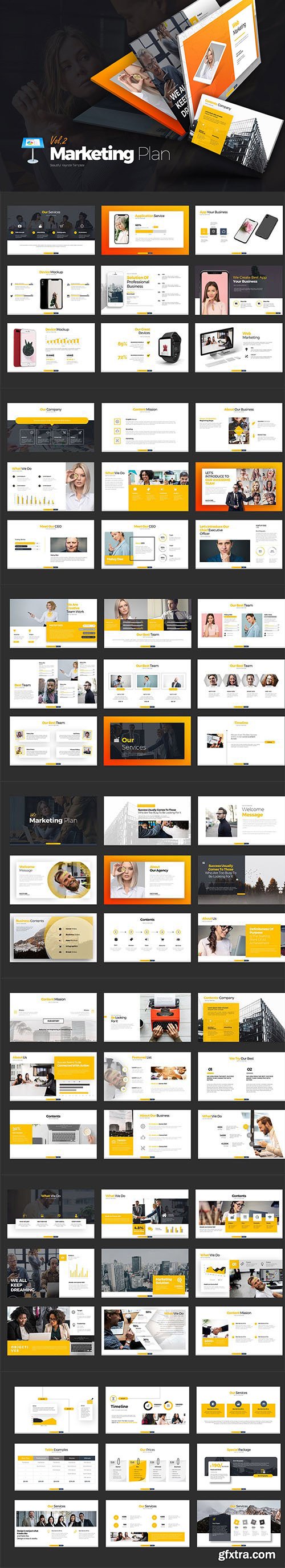 Marketing Plan Vol 2 Keynote Templates