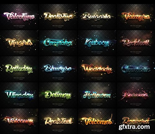 Great Collection of Premium Photoshop Text Effects