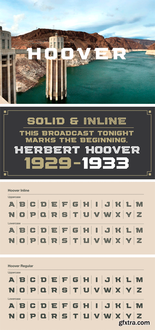 Hoover - Wide Typeface