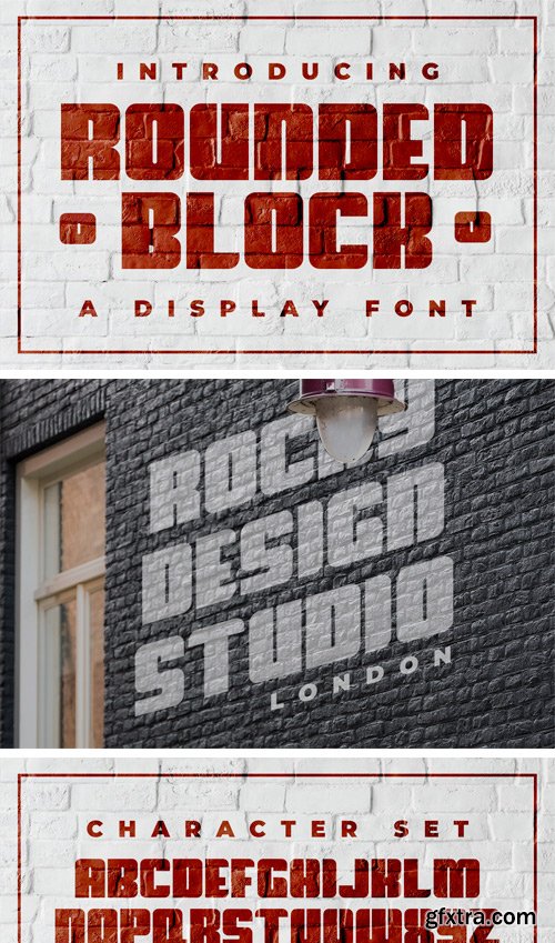 FontBundles - Rounded Block 133702