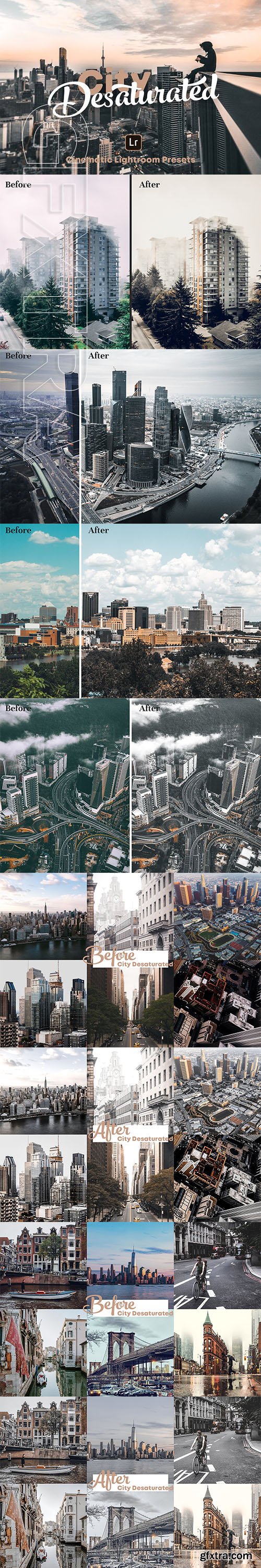 CreativeMarket - City Desaturated - Lightroom Presets 3064984