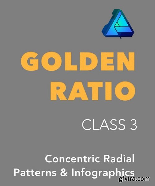 Concentric Radial Patterns and Infographics with the Golden Ratio