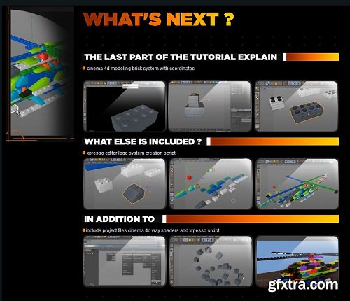 Cinema4dtutorial - Lego System Creation with Cinema 4D Xpresso