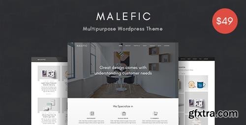 ThemeForest - Malefic v1.0.1 - Multipurpose One Page Responsive WordPress Theme - 20061526