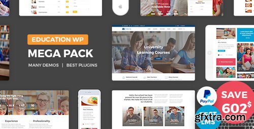 ThemeForest - Education Pack v1.3 - Education Learning Theme WP (Update: 12 September 18) - 16649896