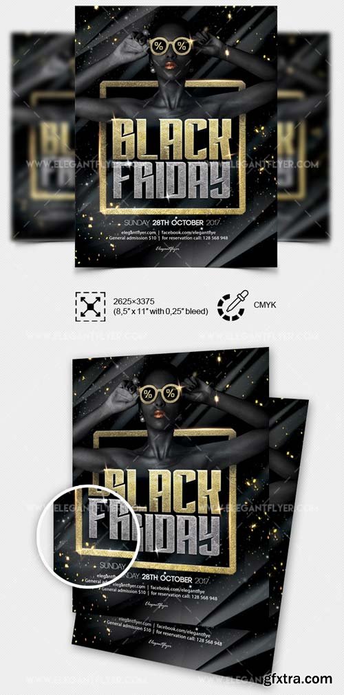 Black Friday V43 2018 Flyer PSD Template