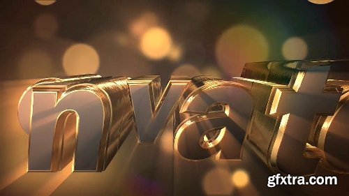 Videohive Gold & Silver Logo Text Reveal 8049605