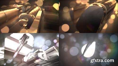 Videohive Gold & Silver Logo Text Reveal 8049605