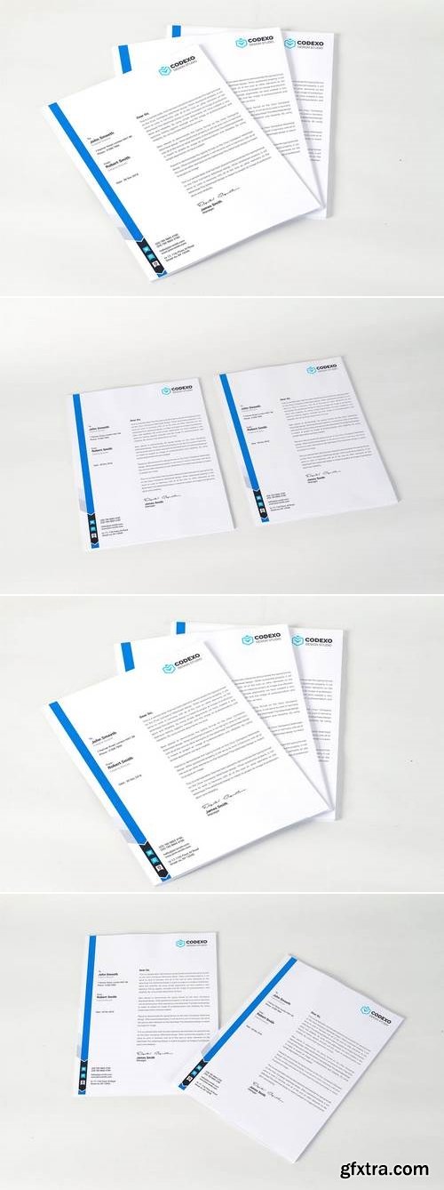 A4 Letterhead Mock Up