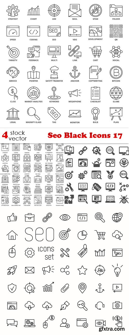 Vectors - Seo Black Icons 17