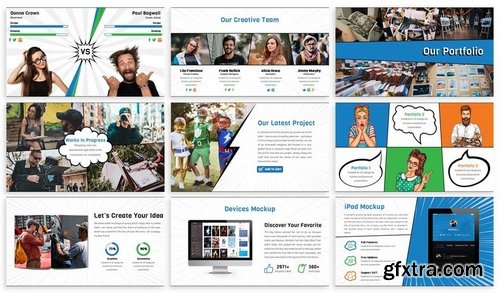 Comic - Fun Google Slides Presentation Template