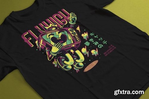 Fly High T-Shirt Design Template