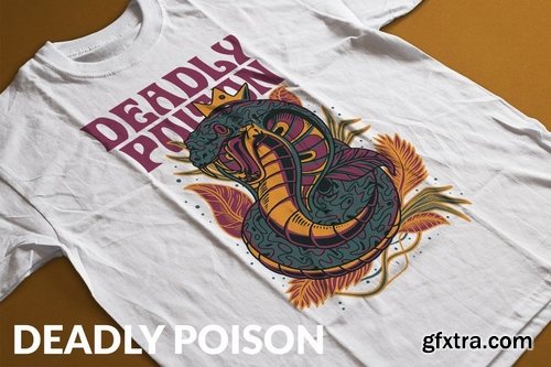 Deadly Poison T-Shirt Design Template