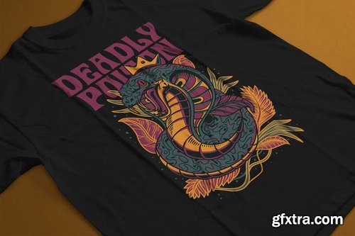 Deadly Poison T-Shirt Design Template