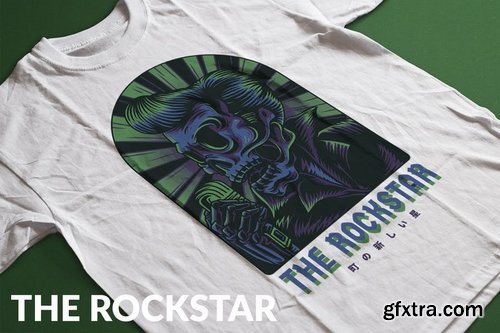 The Rockstar T-Shirt Design Template