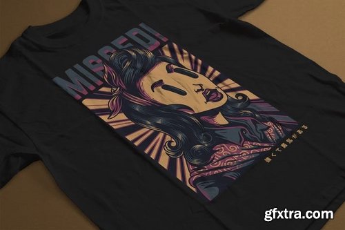 Missed! T-Shirt Design Template