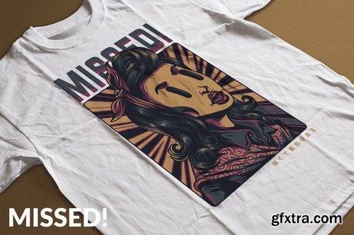 Missed! T-Shirt Design Template