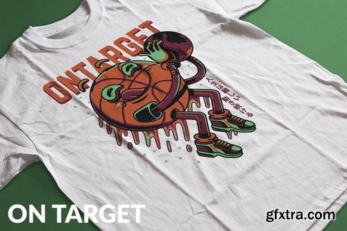 On Target T-Shirt Design Template