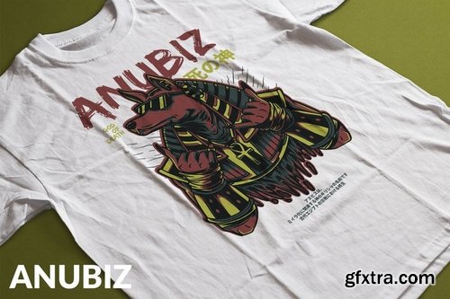 Anubiz T-Shirt Design Template