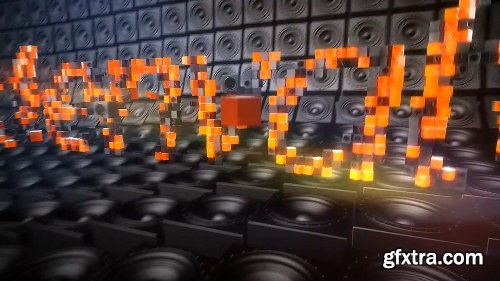 Videohive Loud Speaker Logo Text Reveal 7321501