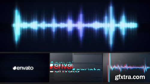 Videohive Glitch Logo Music Visualizer 12007950