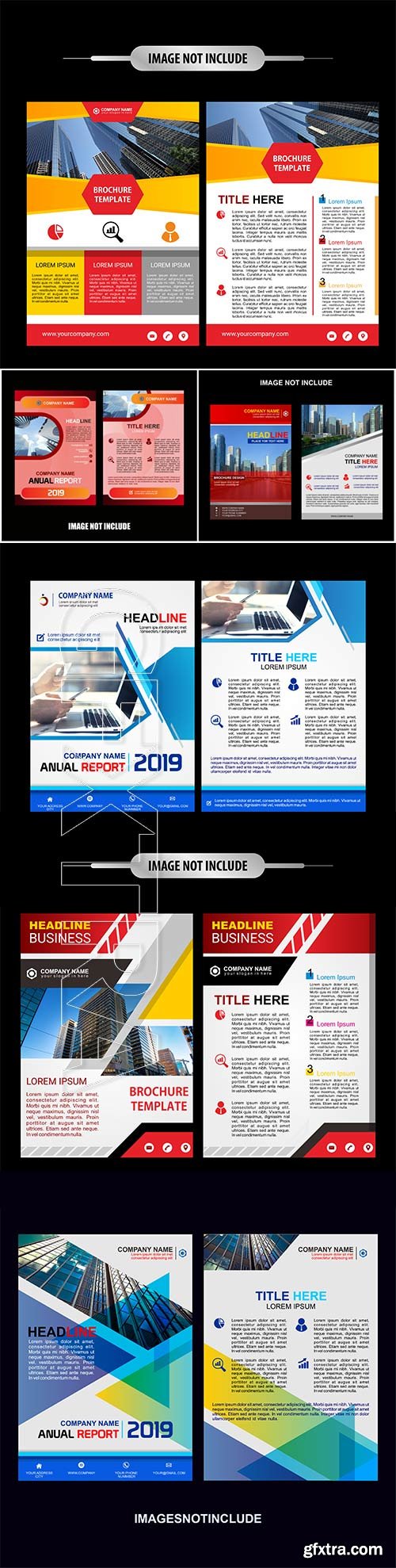 Brochure template vector layout design, corporate business annual report, magazine, flyer mockup # 225