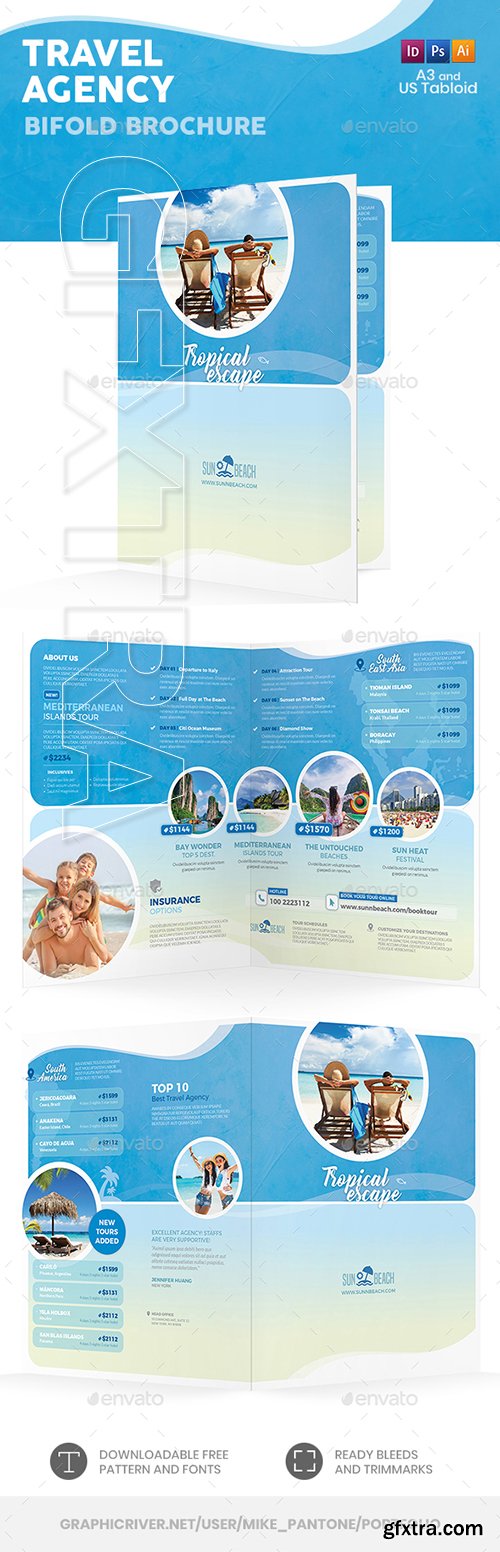 GraphicRiver - Travel Agency Bifold Halffold Brochure 5 22655582