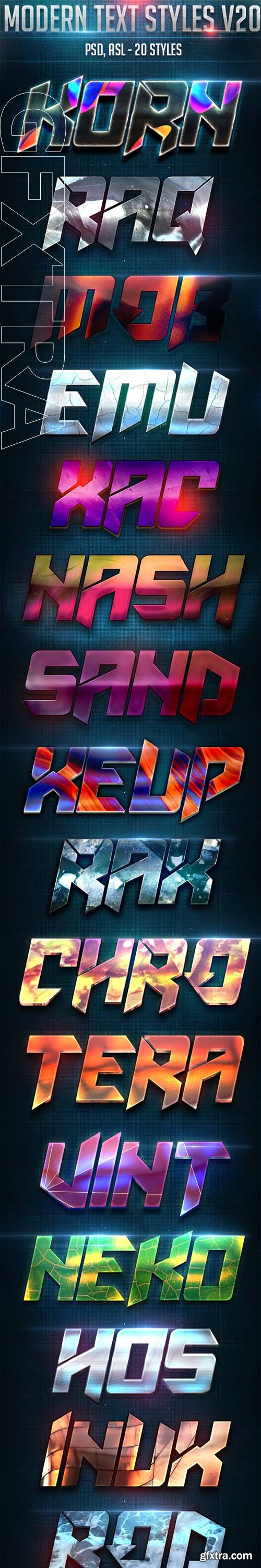 GraphicRiver - Modern Text Styles V20 22660555