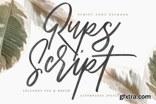 CM - Rups Script - SVG Font 3062479