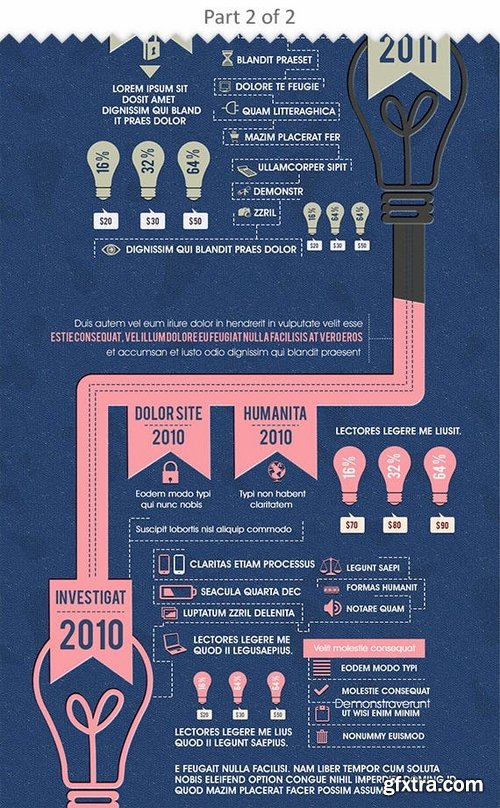 Flat Infographics Template