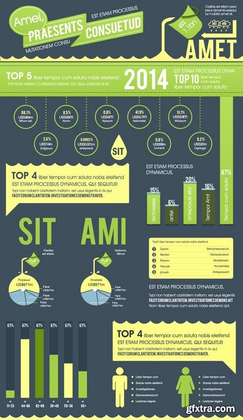 Infographics Template – Water Themed