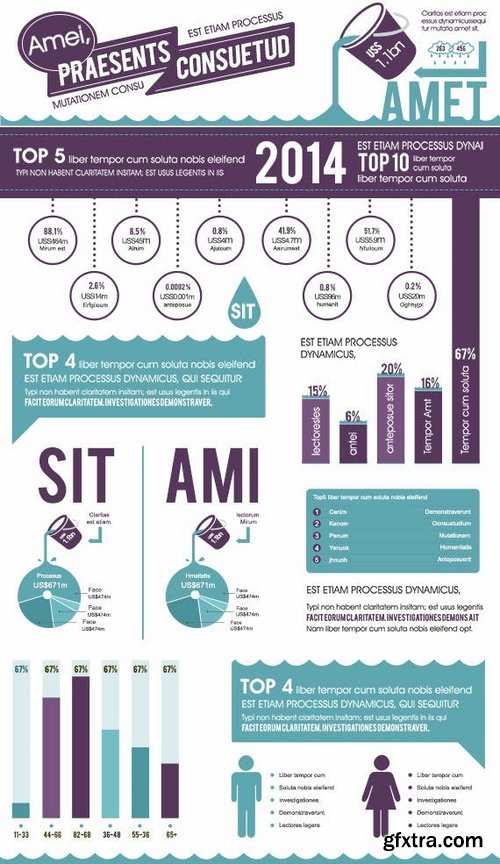 Infographics Template – Water Themed