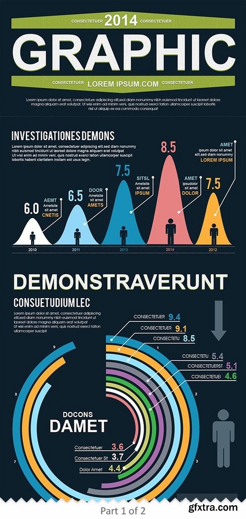 Awesome Financial Infographics Template