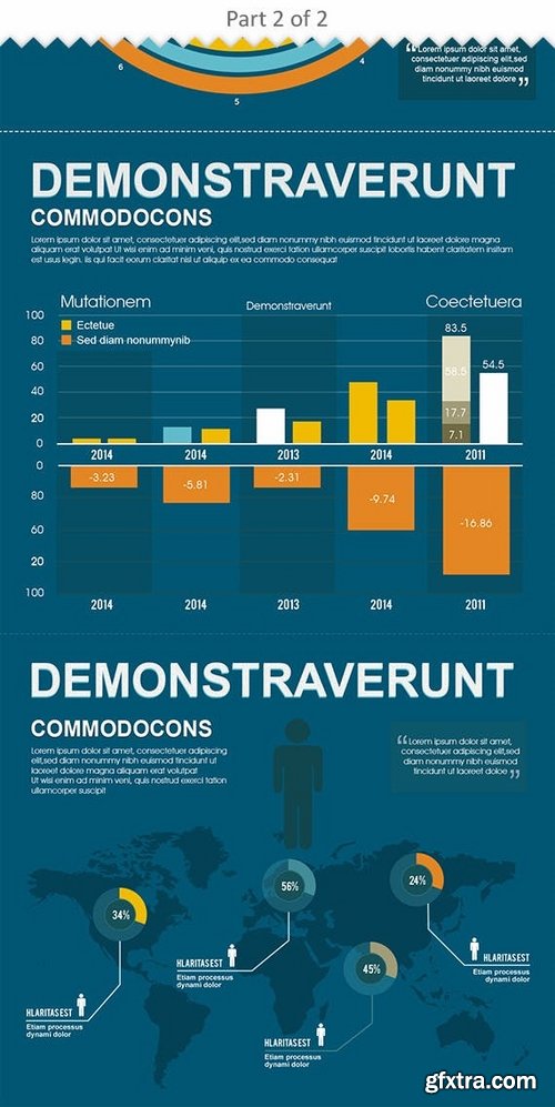 Awesome Financial Infographics Template