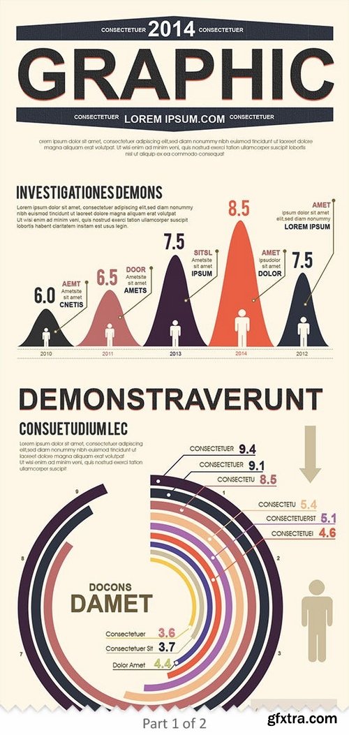 Awesome Financial Infographics Template